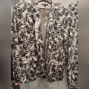 Men's INC printed, slim fit suit